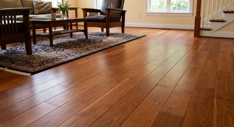 Cherry Floor Installation in Edison, NJ