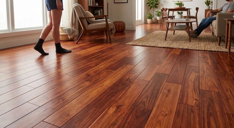 Cherry Floor Installation in Gillette, NJ
