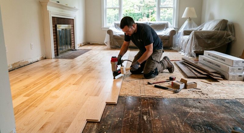 Maple Flooring Installation in Fairless Hills, PA