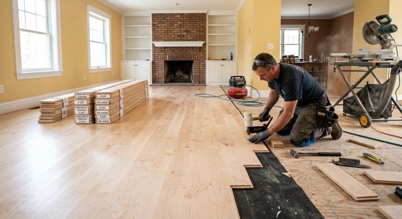 Maple Flooring Installation in Hopewell, NJ