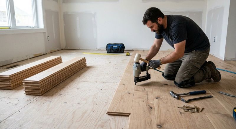 Oak Floor Installation in Chalfont, PA