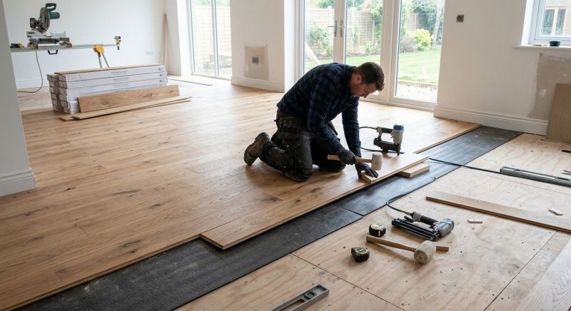 Oak Floor Installation in Plainfield, NJ