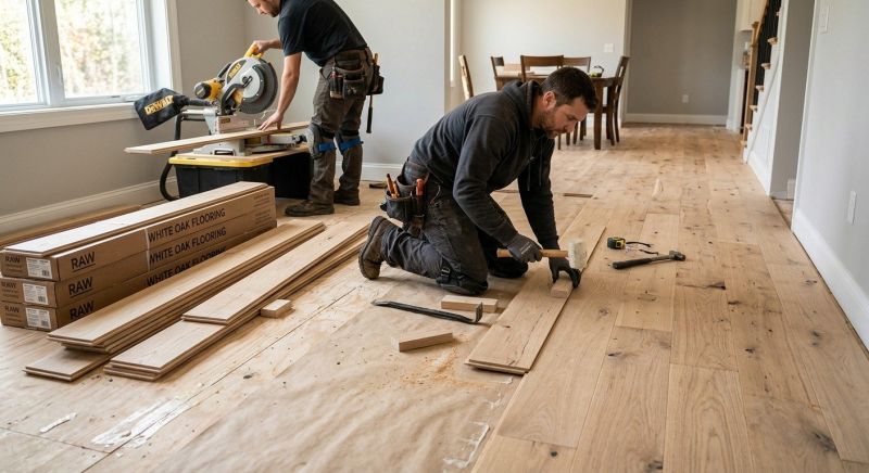 Oak Floor Installation in Richboro, PA