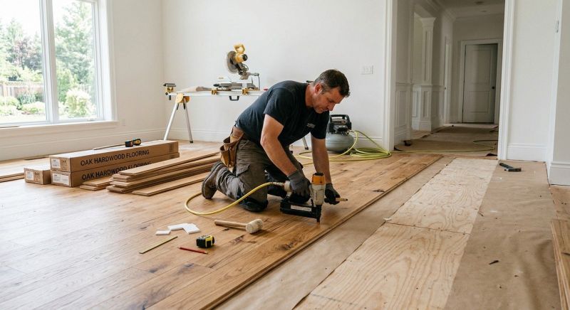 Oak Floor Installation in Warren County, NJ