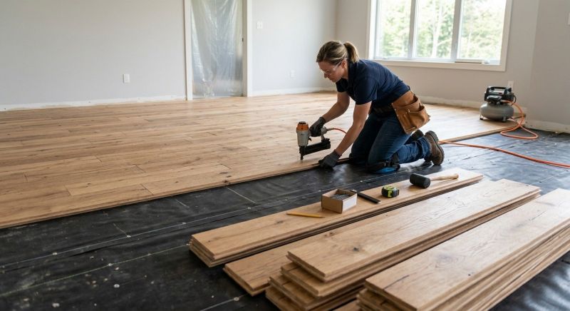 Plank Floor Installation in Hunterdon County, NJ