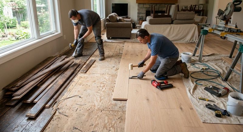 Wood Floor Replacement in Gillette, NJ