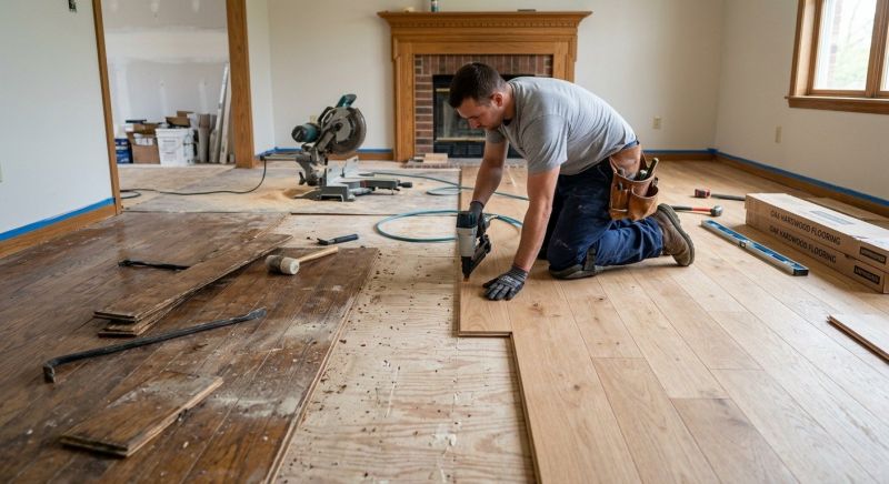 Wood Floor Replacement in Southampton, PA