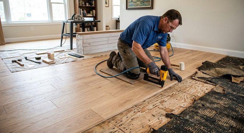 Wood Floor Replacement in Stockton, NJ